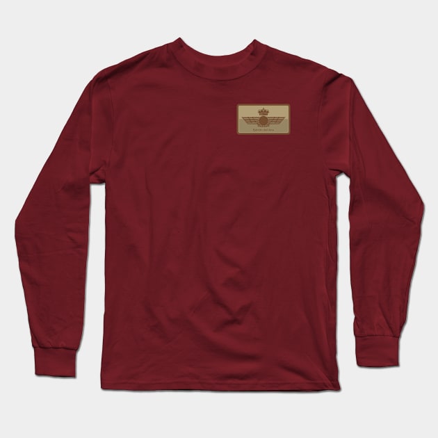 Spanish Air Force (Small logo) Long Sleeve T-Shirt by TCP